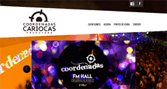 Desktop Screenshot of coordenadascariocas.com.br