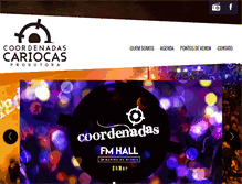 Tablet Screenshot of coordenadascariocas.com.br